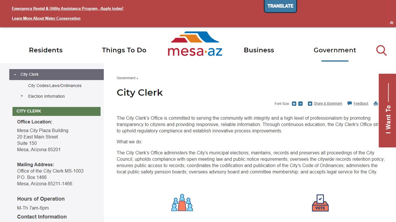 City Clerk | City of Mesa - Mesa, Arizona